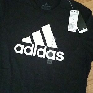 adidas Shirts - Adidas Black and White Shortsleeve Tee adidas Shirts - Adidas Black and White Shortsleeve Tee